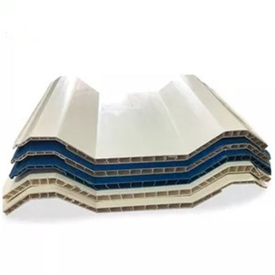 Rugেউখেলান যমজ ওয়াল পিভিসি ছাদ প্লাস্টিক প্রোফাইল মেশিন